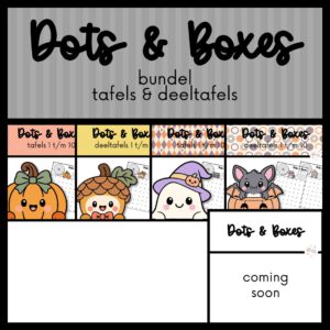 DOTS & BOXES (GROEI)BUNDEL TAFELS EN DEELTAFELS