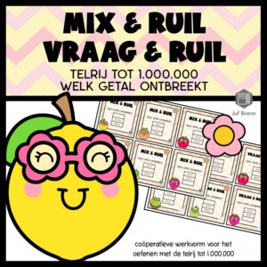 MIX VRAAG & RUIL: WELK GETAL ONTBREEKT TELRIJ TOT 1.000.000