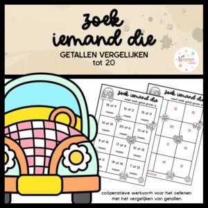 ZOEK IEMAND DIE GETALLEN VERGELIJKEN TOT 20