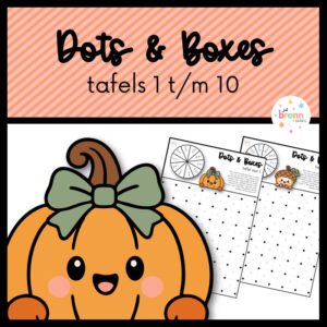 DOTS & BOXES HERFST TAFELS 1 T/M 10
