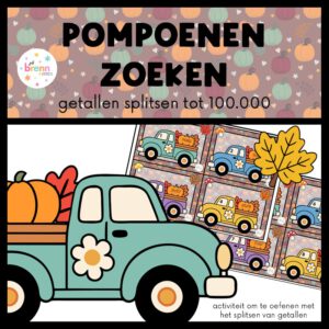 POMPOENEN ZOEKEN: GETALLEN SPLITSEN TOT 100.000