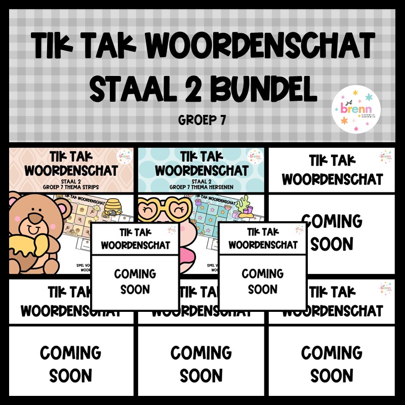 STAAL 2 TIK TAK WOORDENSCHAT (GROEI) BUNDEL GROEP 7