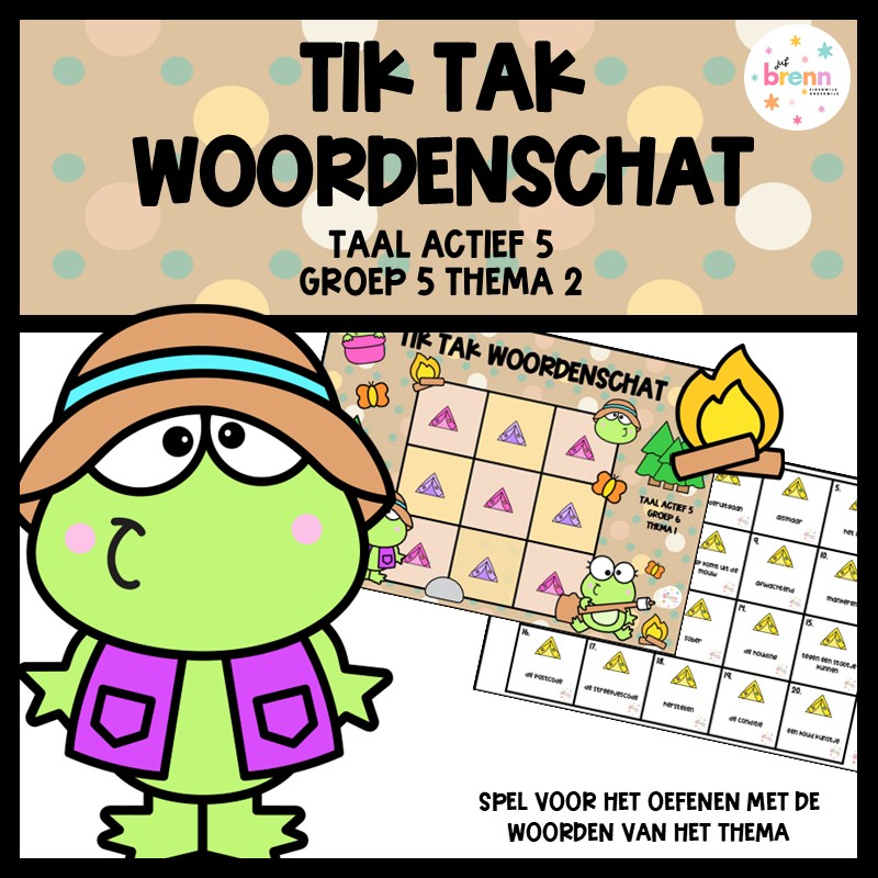 TAAL ACTIEF 5 TIK TAK WOORDENSCHAT GROEP 5 THEMA 2
