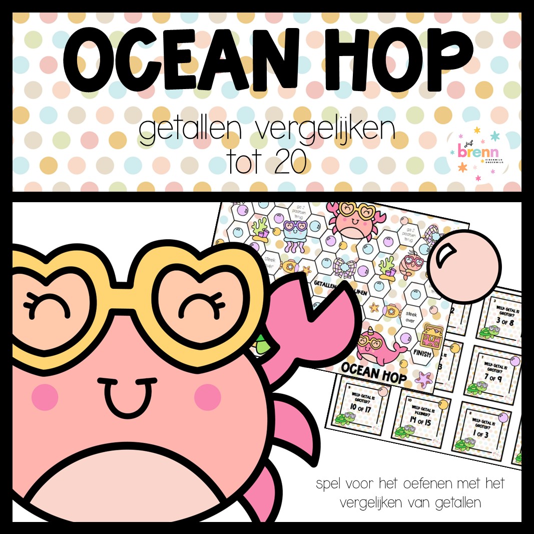 OCEAN HOP: GETALLEN VERGELIJKEN TOT 20