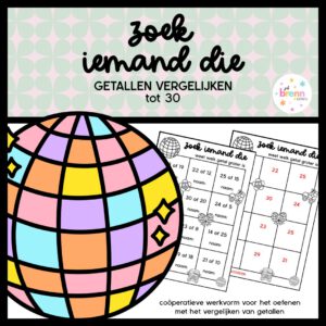 ZOEK IEMAND DIE GETALLEN VERGELIJKEN TOT 30