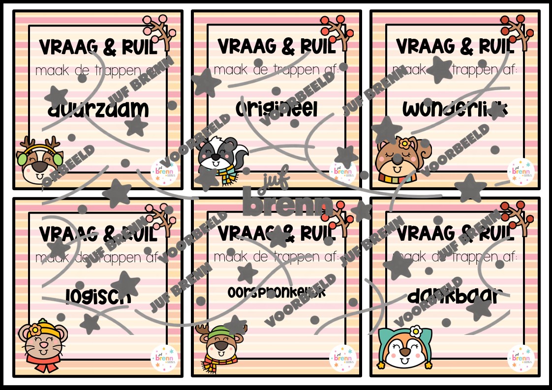 MIX VRAAG & RUIL: TRAPPEN VAN VERGELIJKING NIVEAU 3 - Afbeelding 3