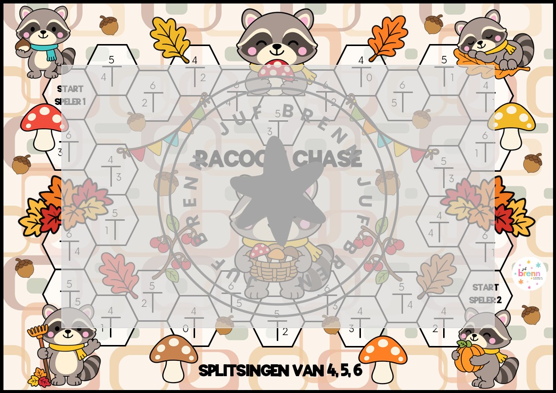RACOON CHASE: SPLITSINGEN VAN 4, 5 & 6 - Afbeelding 2