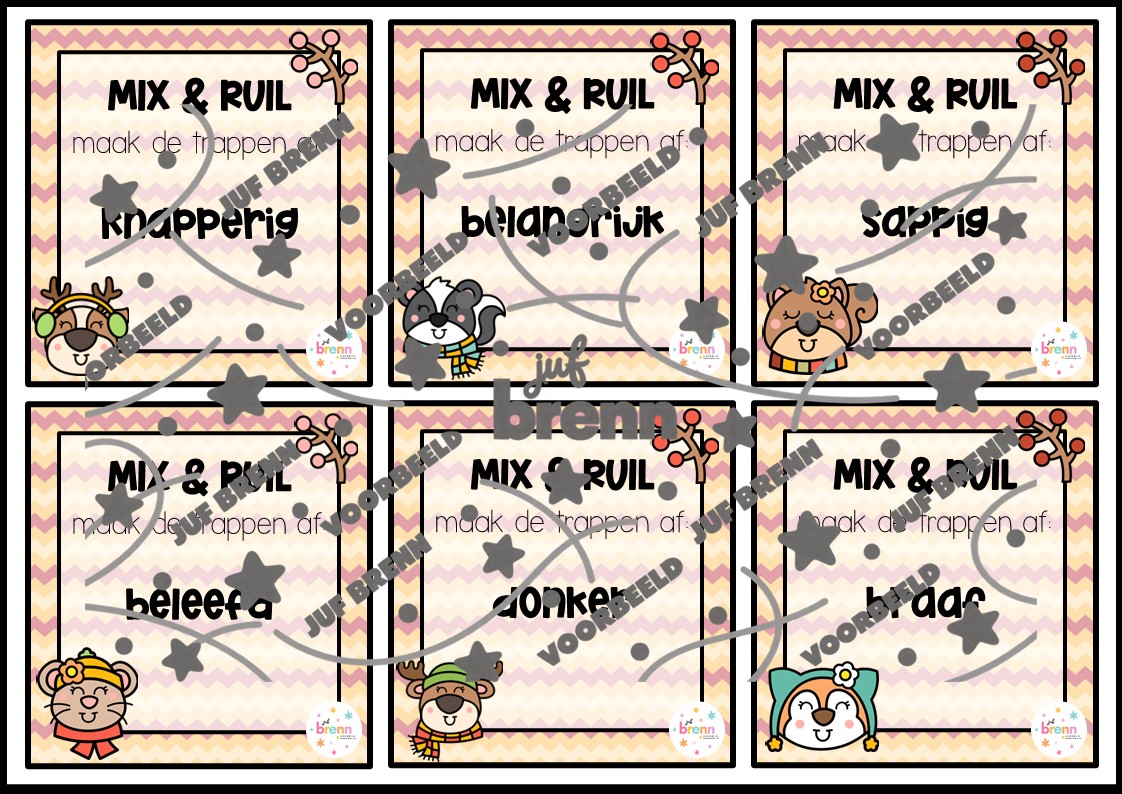 MIX VRAAG & RUIL: TRAPPEN VAN VERGELIJKING NIVEAU 2 - Afbeelding 2