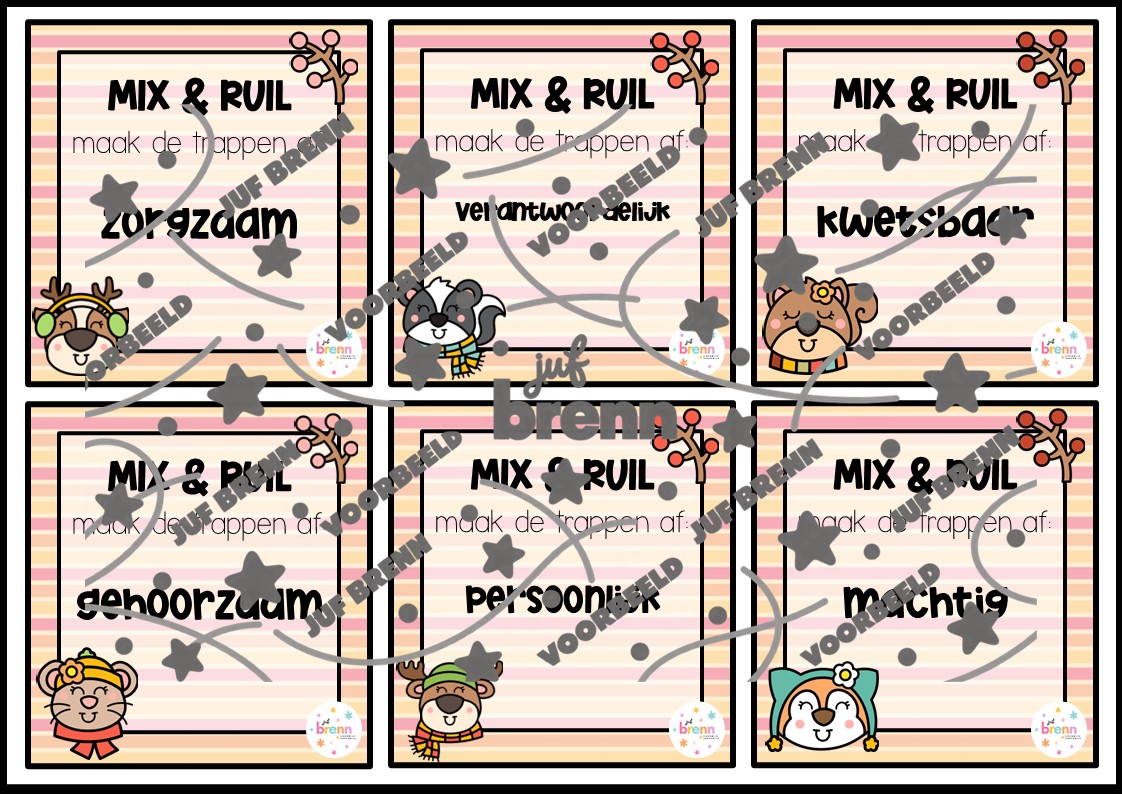 MIX VRAAG & RUIL: TRAPPEN VAN VERGELIJKING NIVEAU 3 - Afbeelding 2