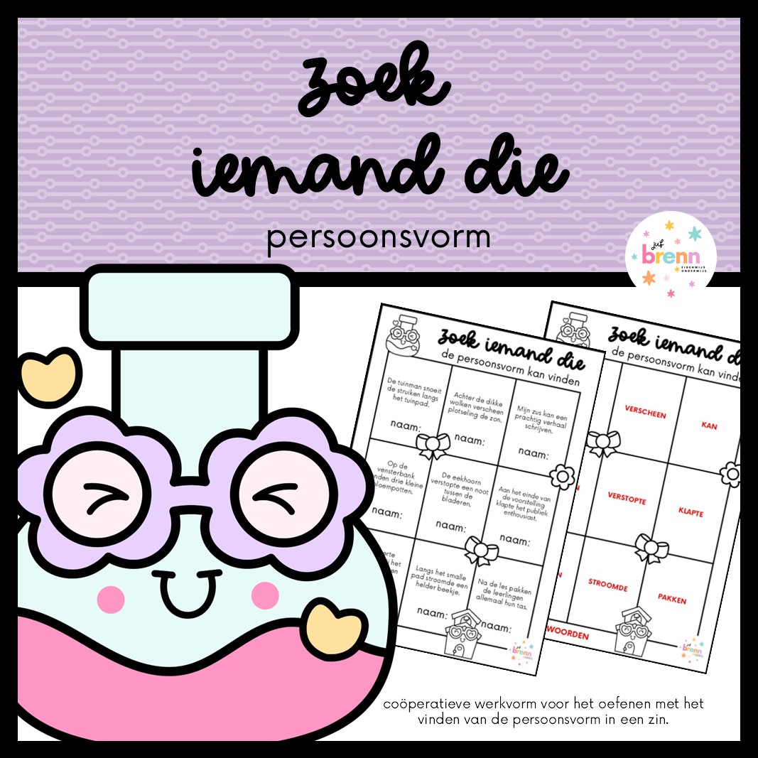 ZOEK IEMAND DIE: PERSOONSVORM