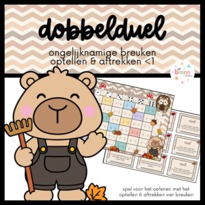 DOBBELDUEL: HERFST ONGELIJKNAMIGE BREUKEN OPTELLEN & AFTREKKEN