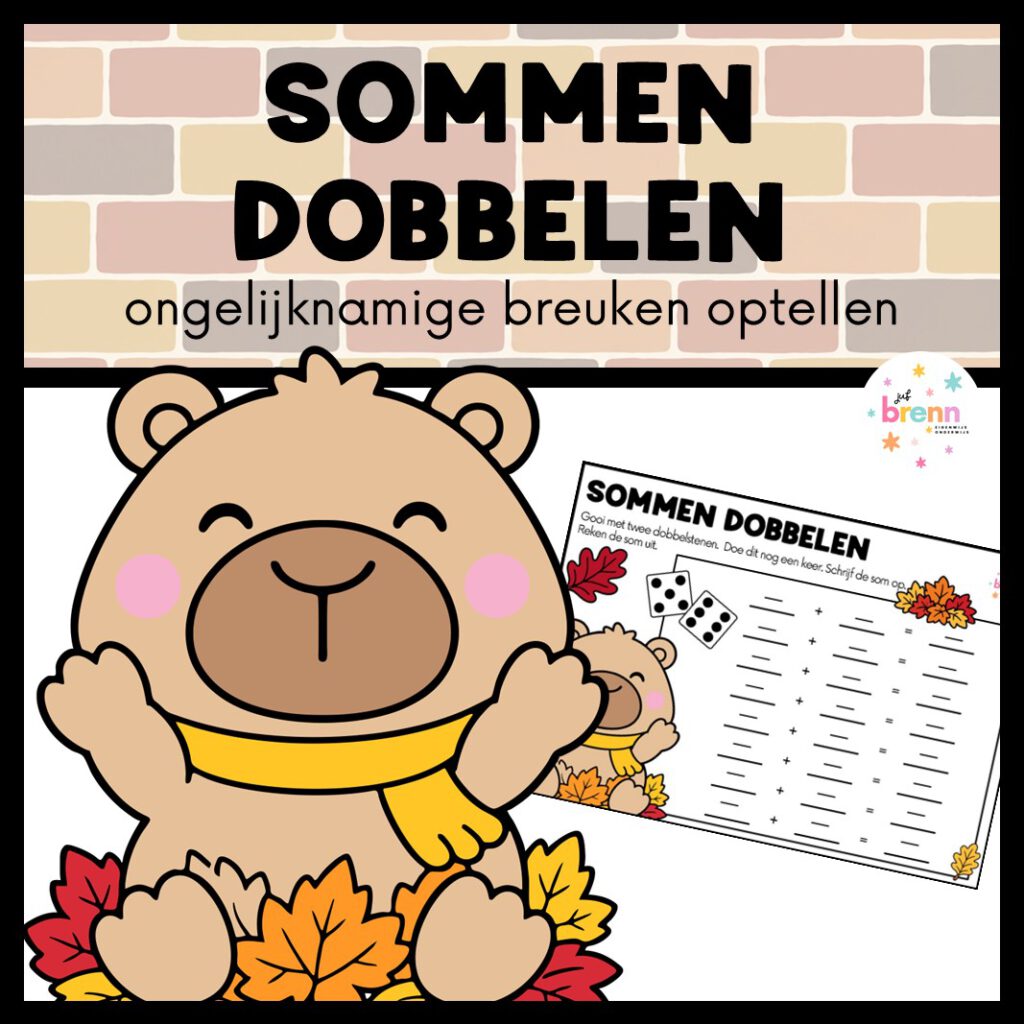 SOMMEN DOBBELEN: ONGELIJKNAMIGE BREUKEN OPTELLEN HERFST
