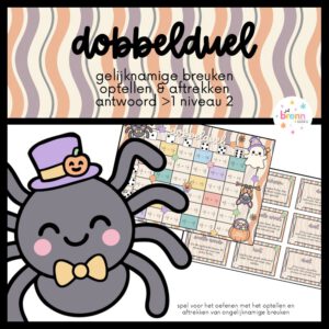 DOBBELDUEL: GELIJKNAMIGE BREUKEN OPTELLEN & AFTREKKEN >1 NIVEAU 2