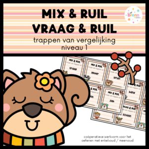 MIX VRAAG & RUIL: TRAPPEN VAN VERGELIJKING NIVEAU 1