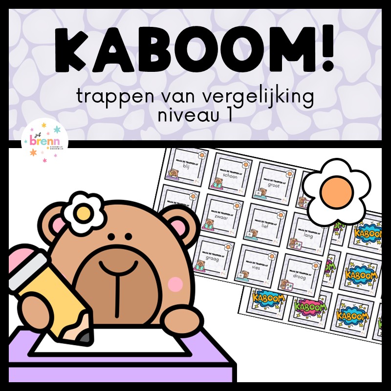 KABOOM! TRAPPEN VAN VERGELIJKING NIVEAU 1