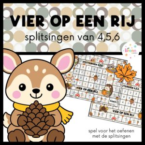 VIER OP EEN RIJ: SPLITSINGEN VAN 4, 5 & 6