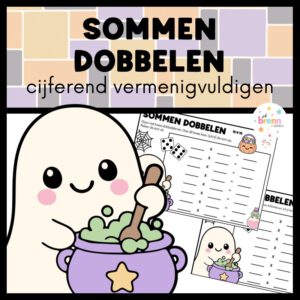 SOMMEN DOBBELEN: CIJFEREND VERMENIGVULDIGEN HALLOWEEN