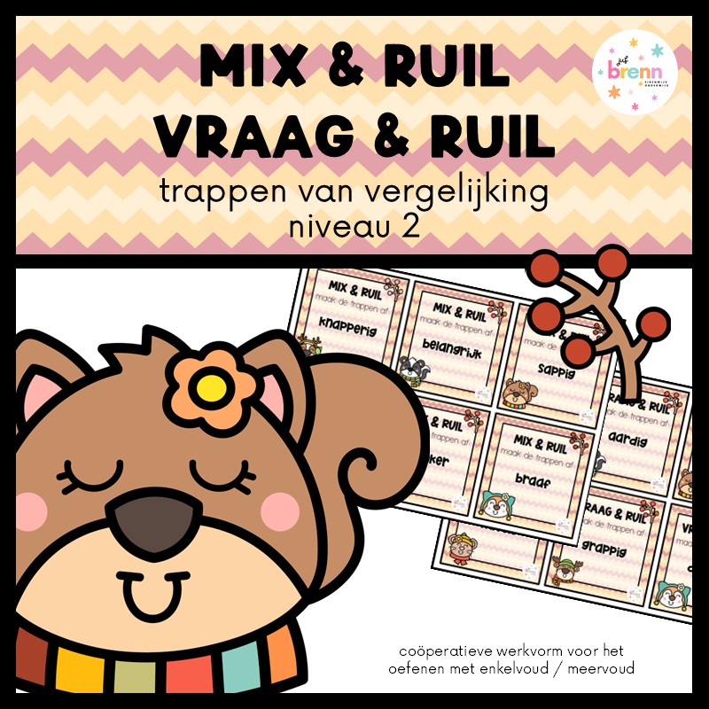 MIX VRAAG & RUIL: TRAPPEN VAN VERGELIJKING NIVEAU 2
