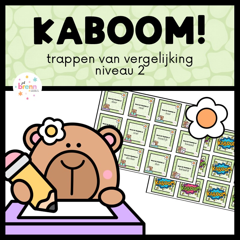 KABOOM! TRAPPEN VAN VERGELIJKING NIVEAU 2