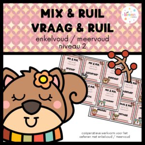 MIX VRAAG & RUIL: ENKELVOUD/MEERVOUD NIVEAU 2