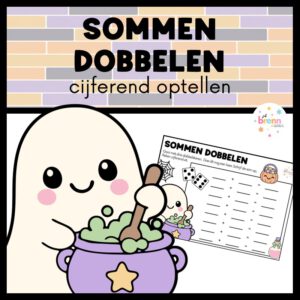 SOMMEN DOBBELEN: CIJFEREND OPTELLEN HALLOWEEN