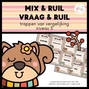MIX VRAAG & RUIL: TRAPPEN VAN VERGELIJKING NIVEAU 3