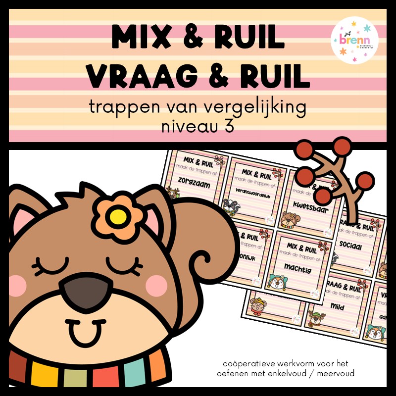 MIX VRAAG & RUIL: TRAPPEN VAN VERGELIJKING NIVEAU 3