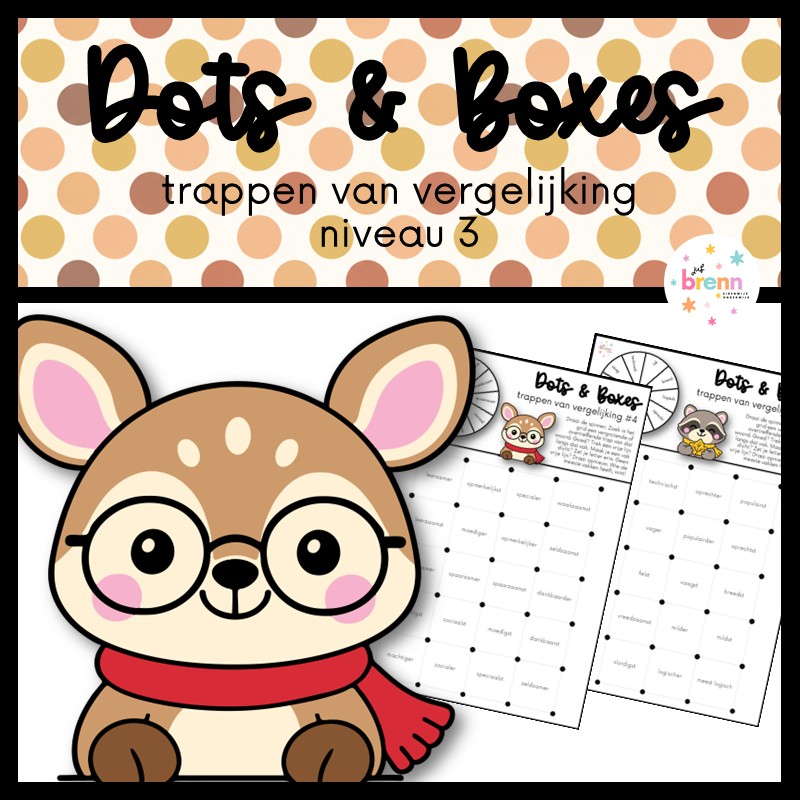 DOTS & BOXES: TRAPPEN VAN VERGELIJKING NIVEAU 3