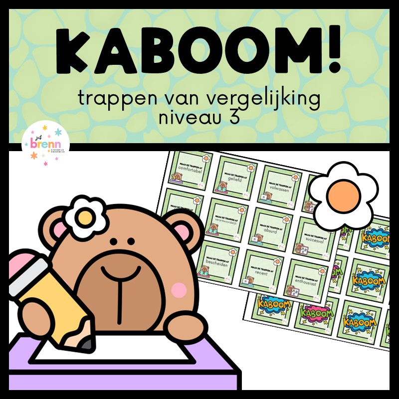 KABOOM! TRAPPEN VAN VERGELIJKING NIVEAU 3