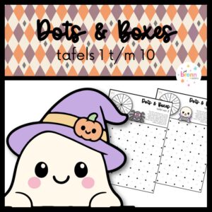 DOTS & BOXES HALLOWEEN TAFELS 1 T/M 10