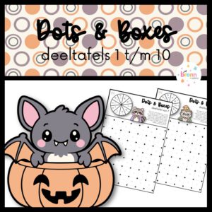 DOTS & BOXES HALLOWEEN DEELTAFELS 1 T/M 10