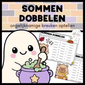 SOMMEN DOBBELEN: ONGELIJKNAMIGE BREUKEN OPTELLEN HALLOWEEN