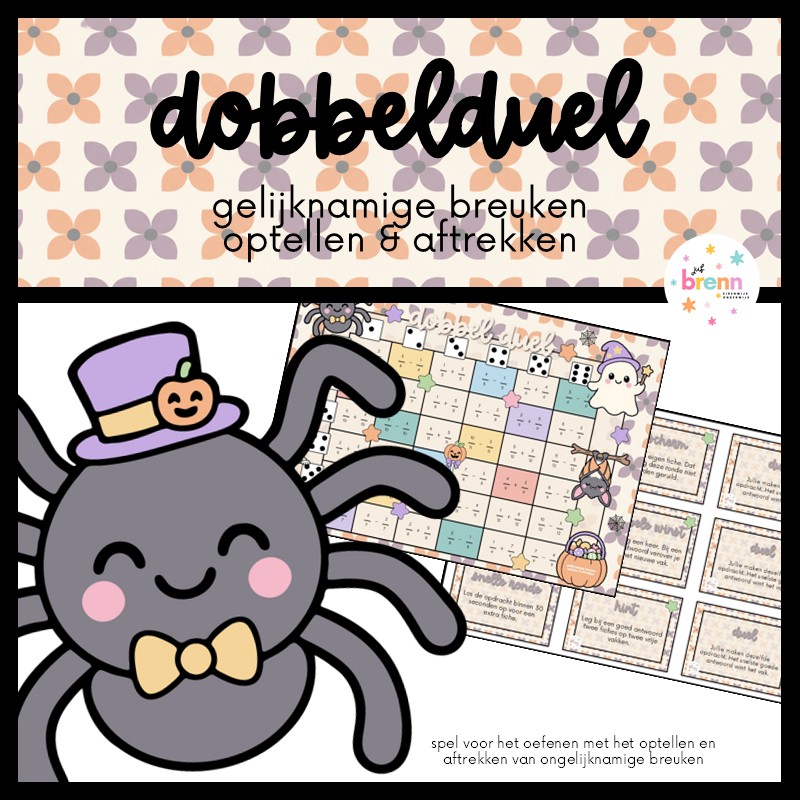 DOBBELDUEL: GELIJKNAMIGE BREUKEN OPTELLEN & AFTREKKEN